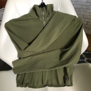 Calvin Klein turtleneck crop top